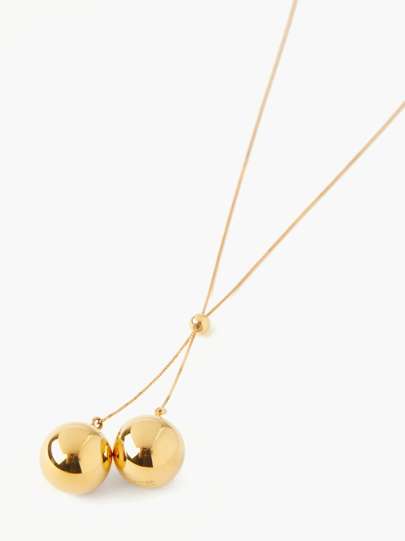 Sphere-pendant 18kt-gold necklace - 5