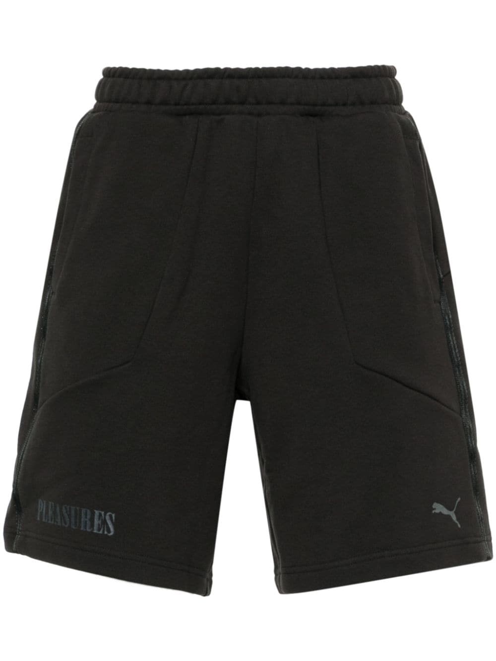 x PLEASURES logo-print track shorts - 1