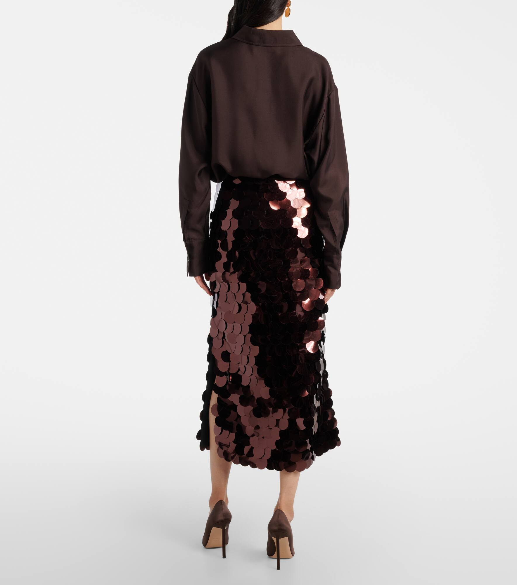 Sequined midi skirt - 3
