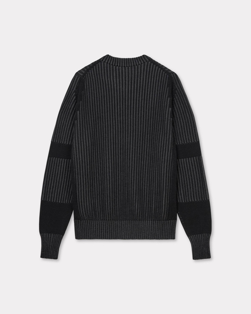 KENZO 'Boke Flower 2.0' embroidered jumper in wool and cotton outlook