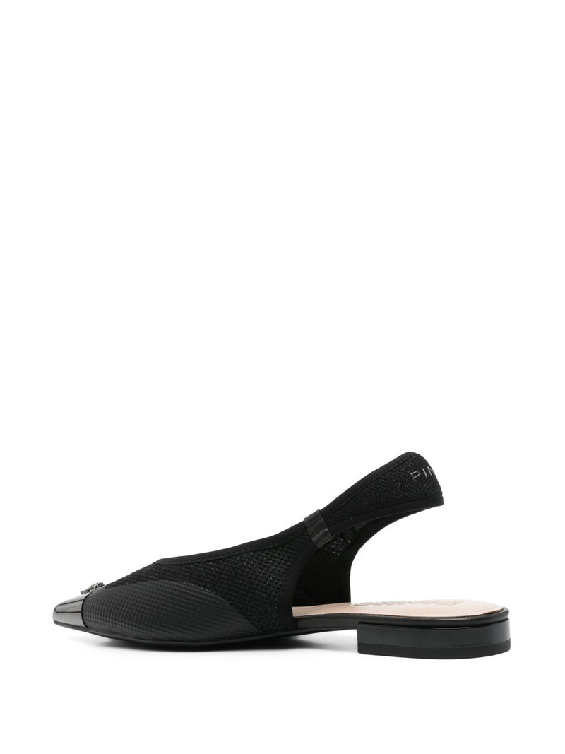 lurex-detail ballet flats 3