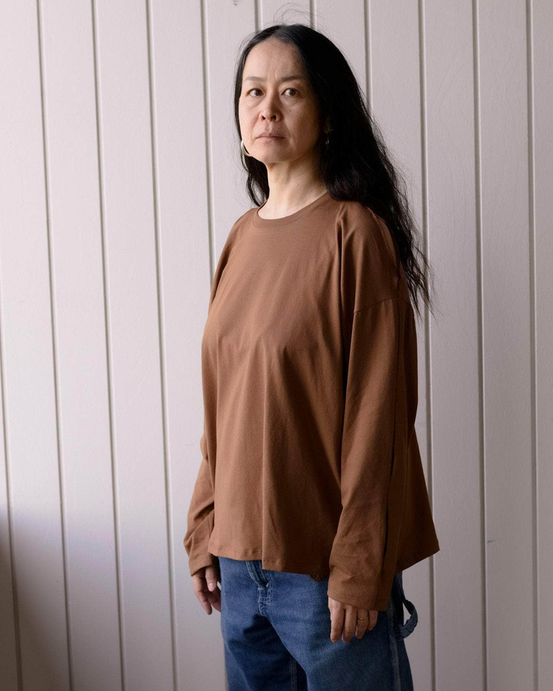 Pin Long Sleeve Tee - Regenerative Cotton Jersey 3