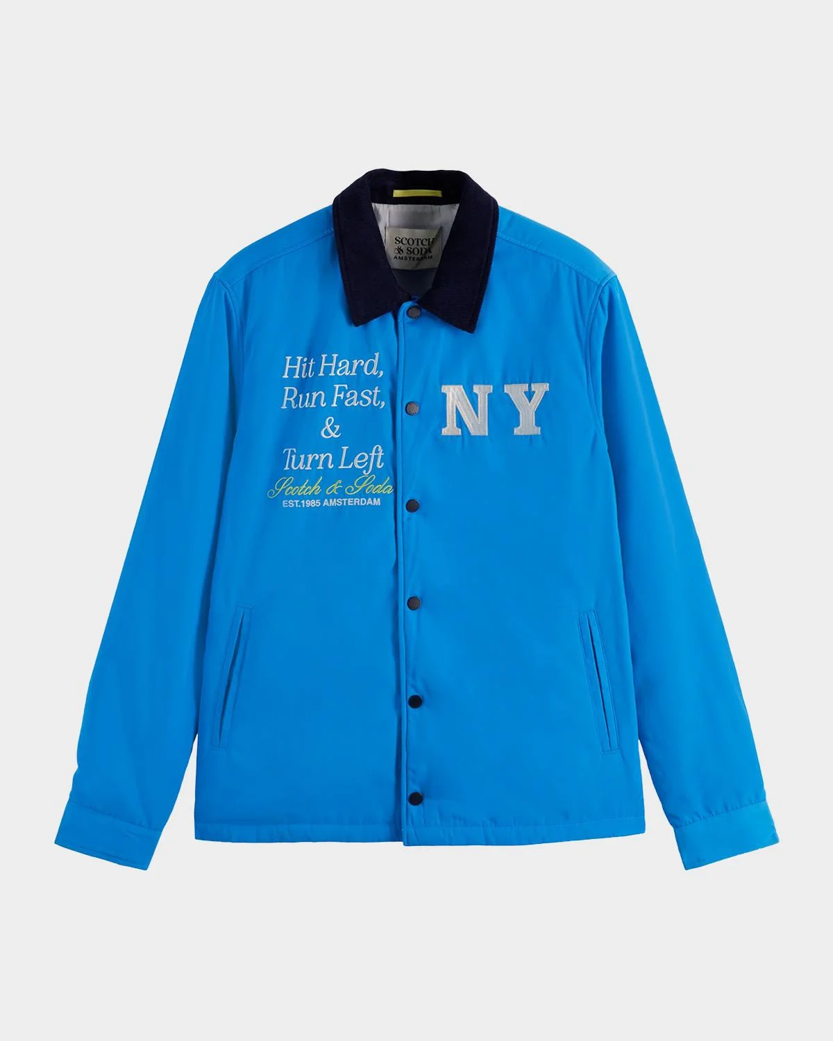 Men's Embroidered Blouson Jacket - 1