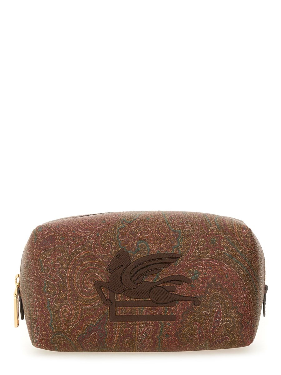 PAISLEY POUCH WITH PEGASUS LOGO - 1