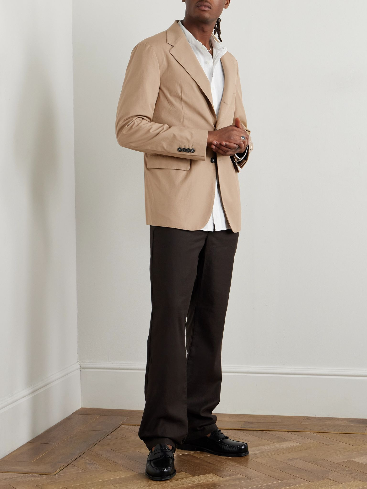 Cotton Blazer Neutral - 2