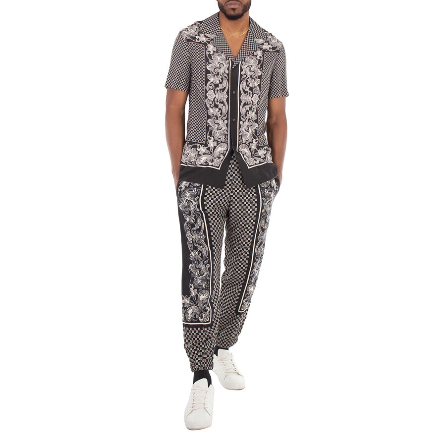 Balmain Mini Monogram Paisley Print Trousers - 6