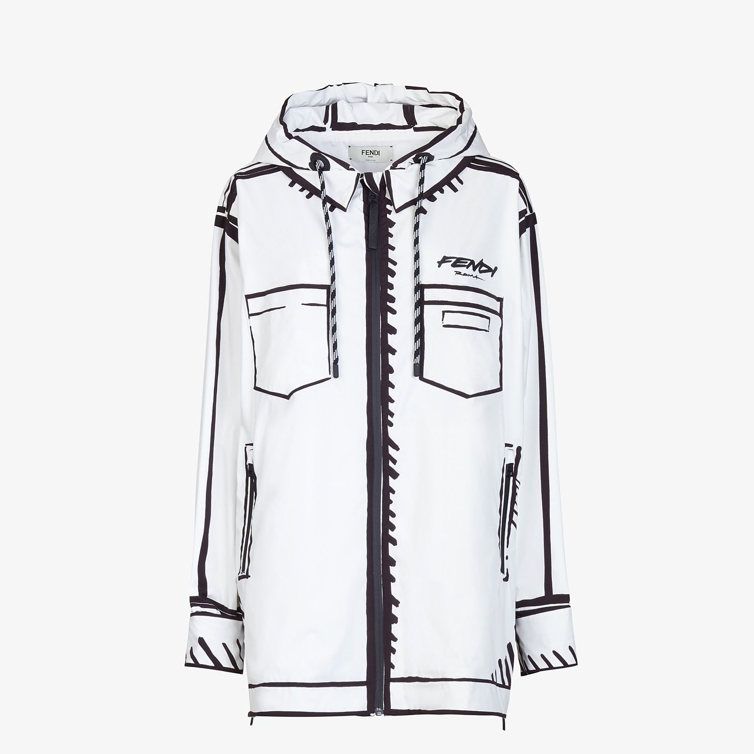 Fendi Roma Joshua Vides tech fabric jacket - 1