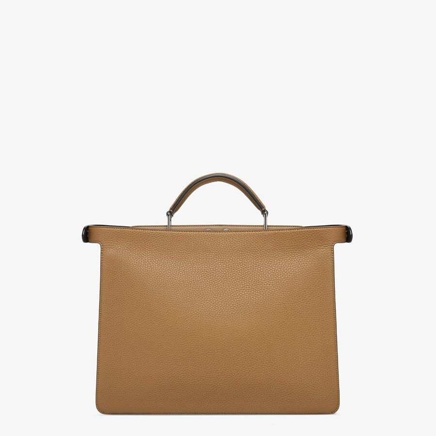 Beige leather bag - 4