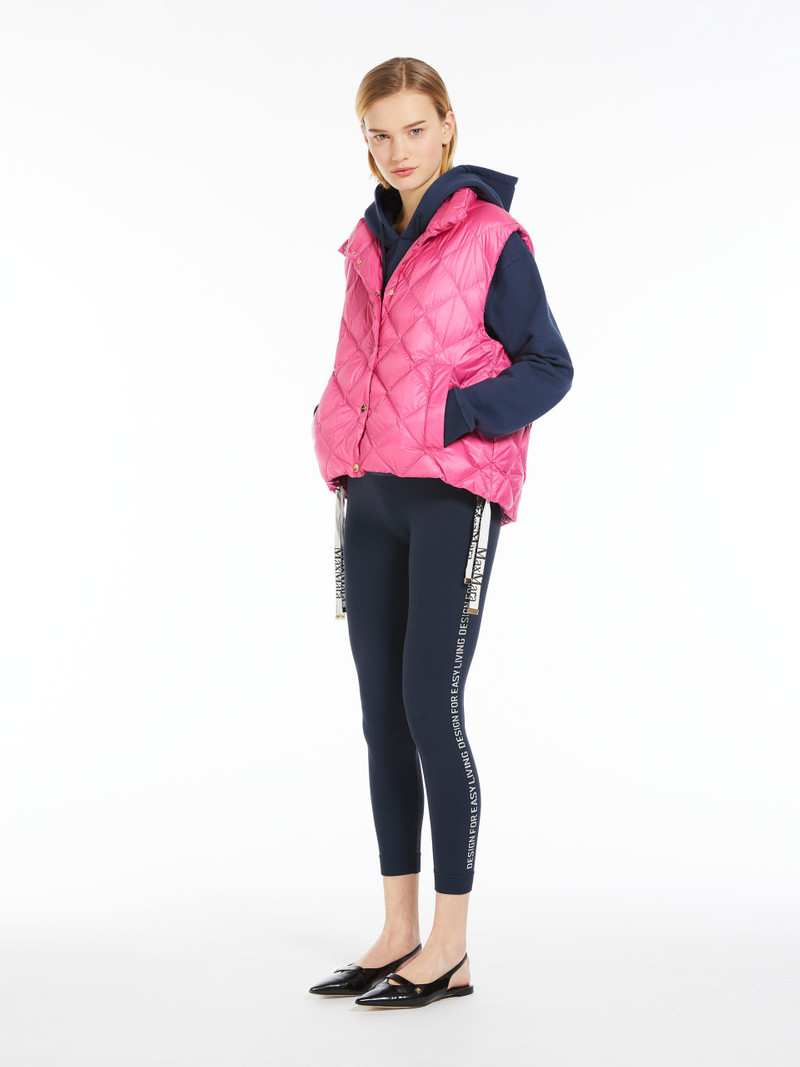 Max Mara GSOFT Water-resistant technical canvas gilet outlook