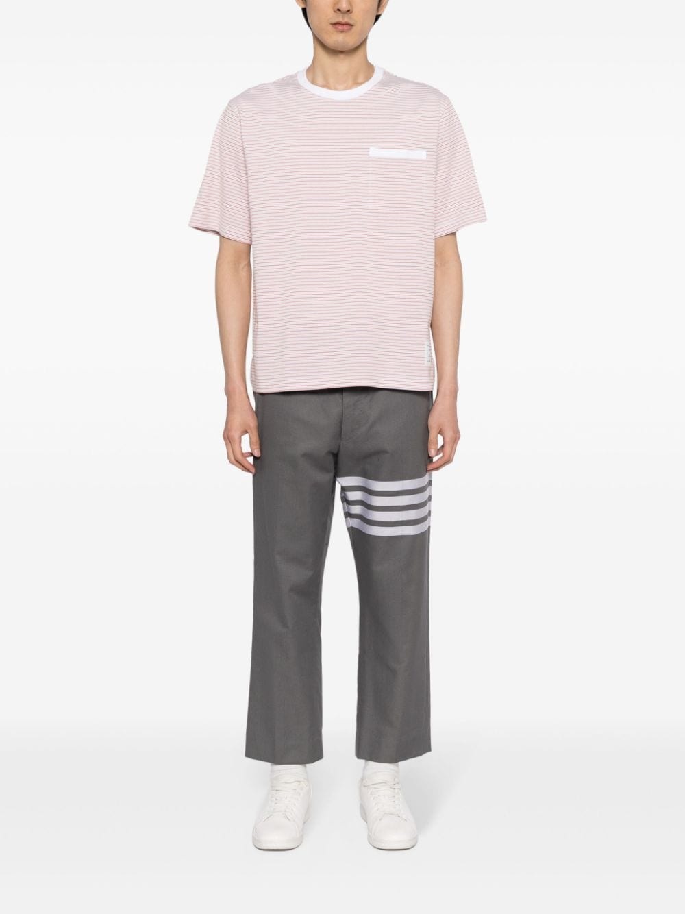 striped cotton T-shirt - 2