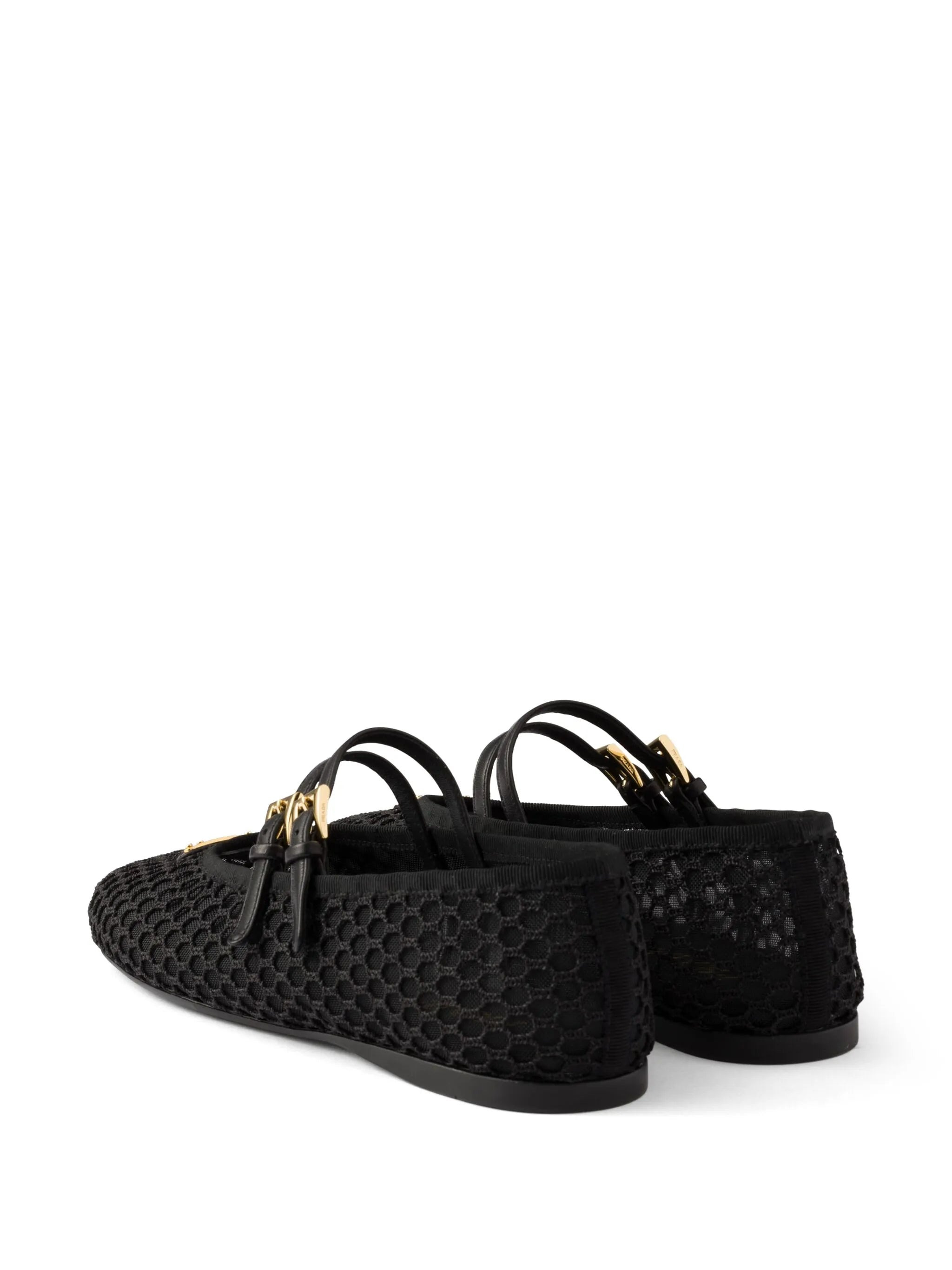 mesh ballerina shoes - 3