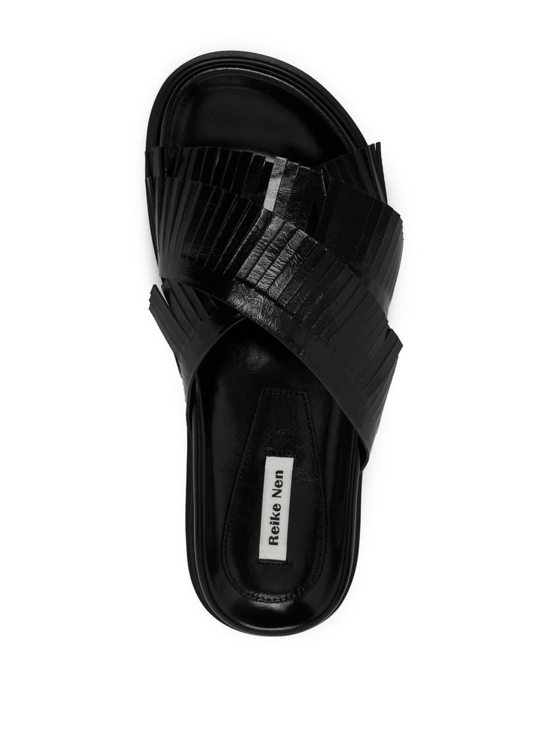 Cross Fringe Mold sandals 4