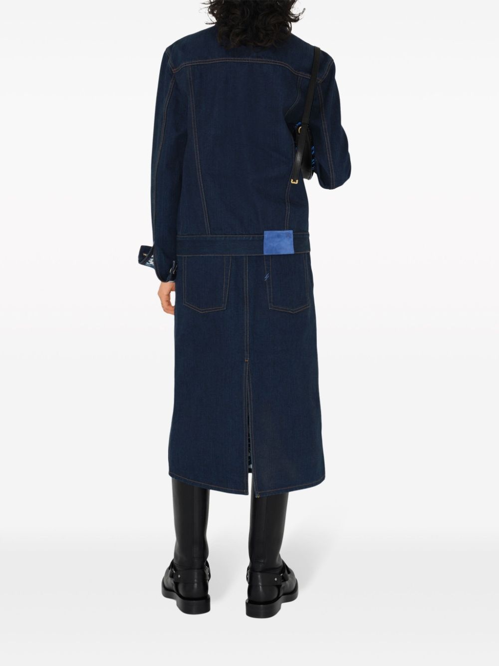 Japanese denim midi skirt - 4