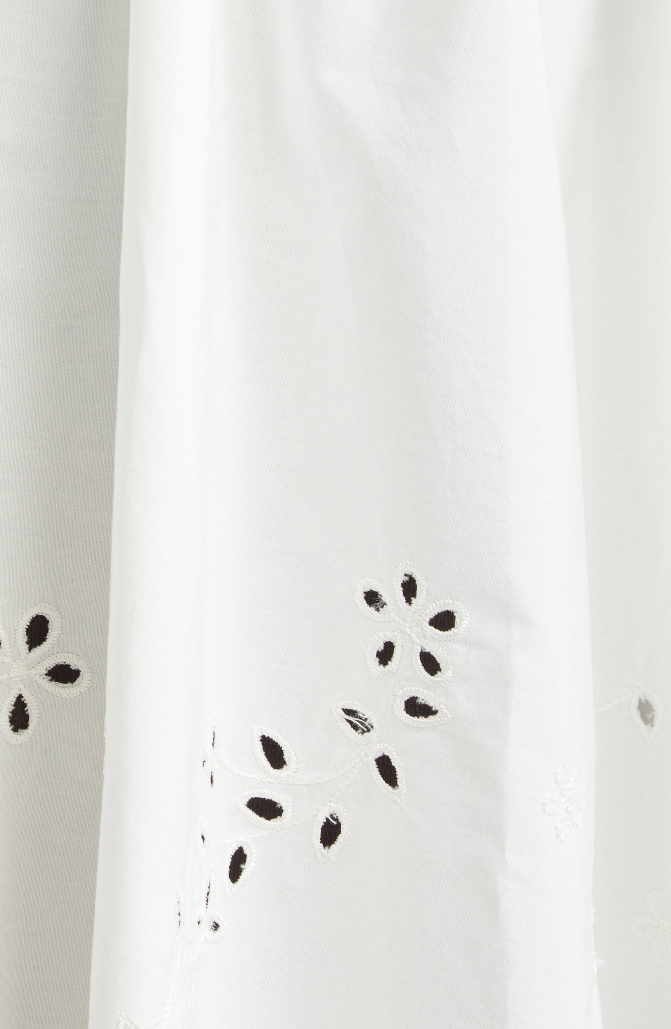 Siedrés Ursula Jersey & Broderie Anglaise Maxi Dress in Brown at Nordstrom - 6