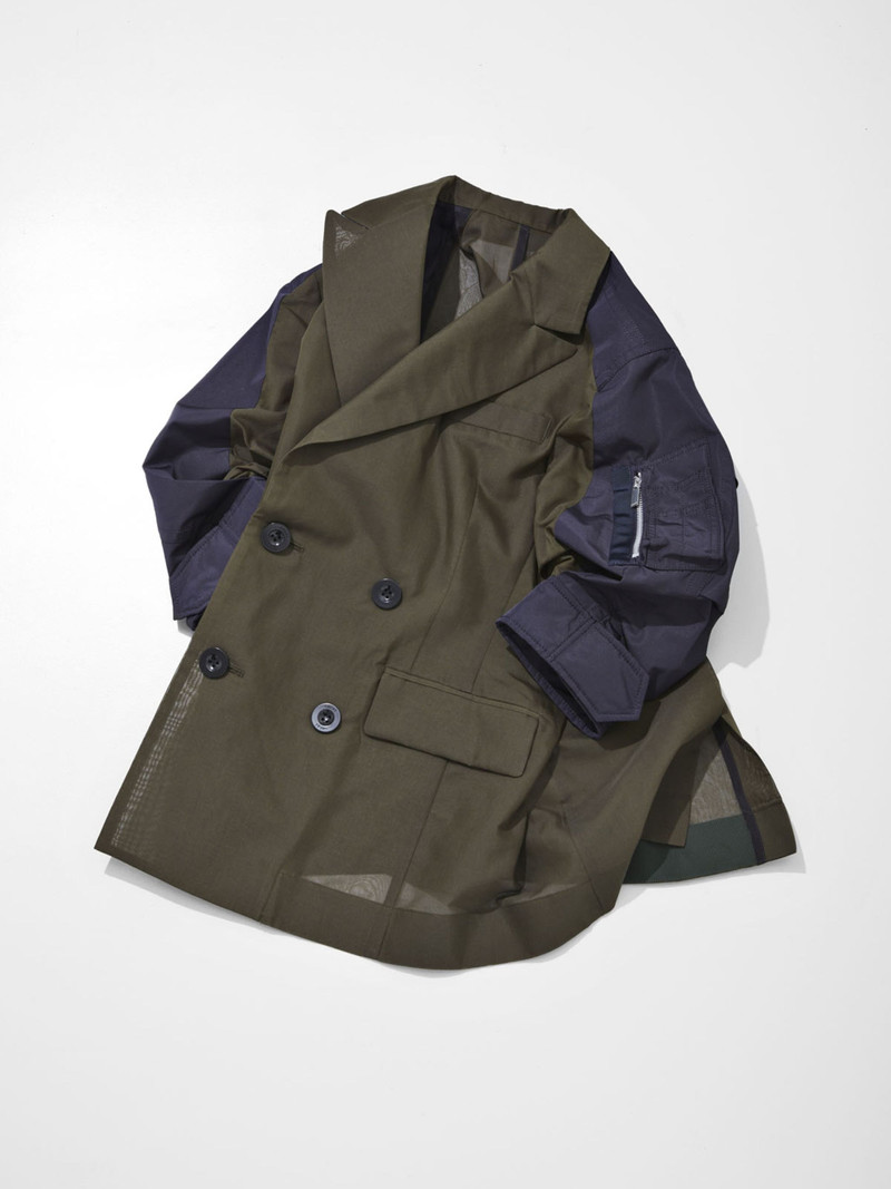 sacai Voile x Taffeta Jacket outlook