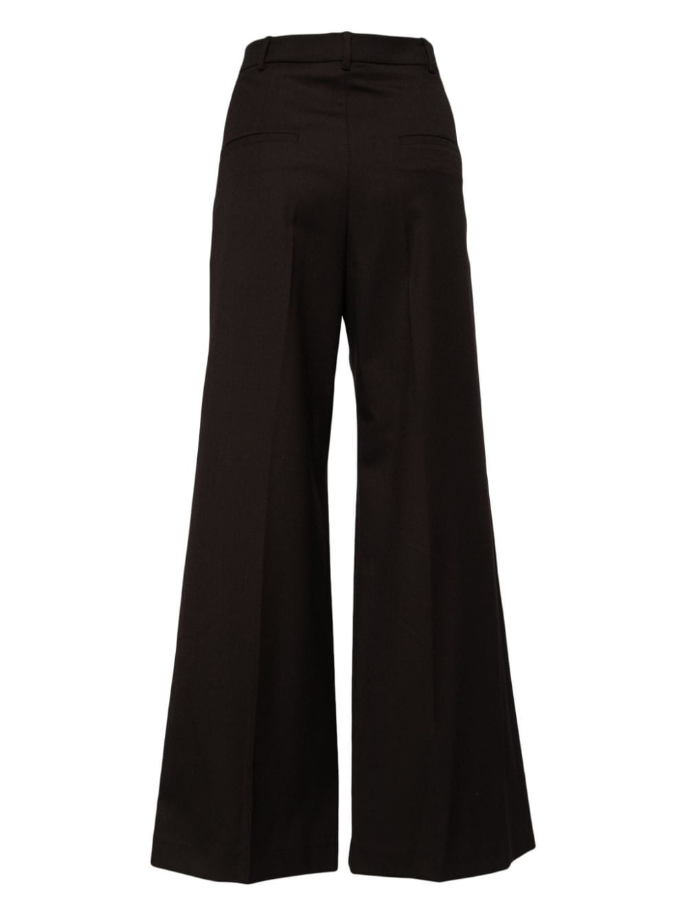 wide-leg tailored trousers - 4