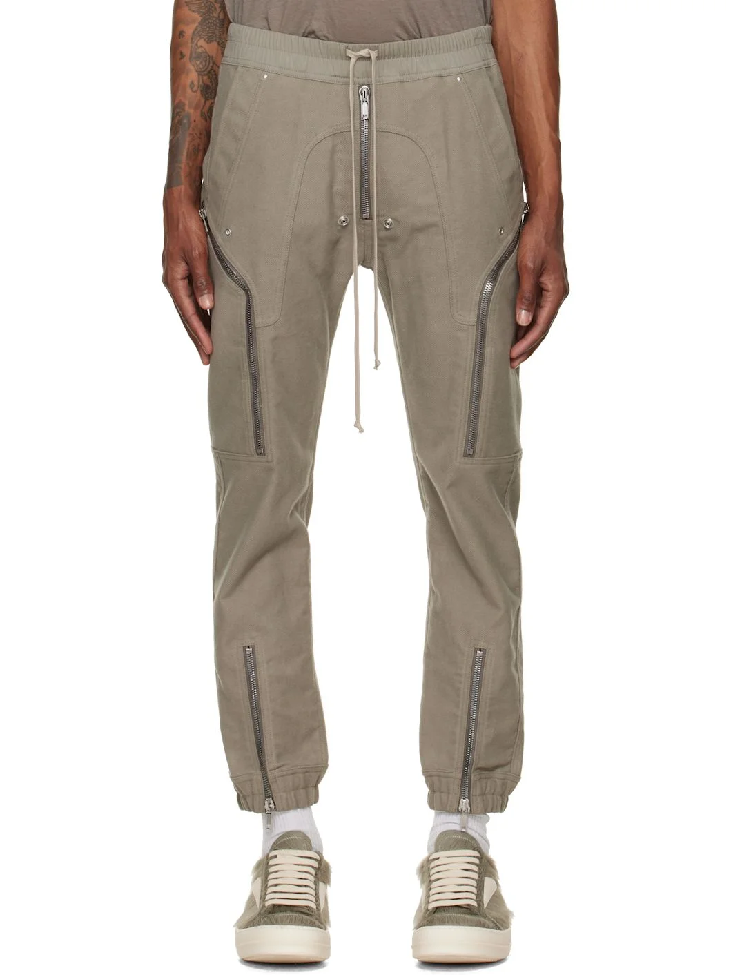 Gray Tower Heizer Cargo Pants - 1