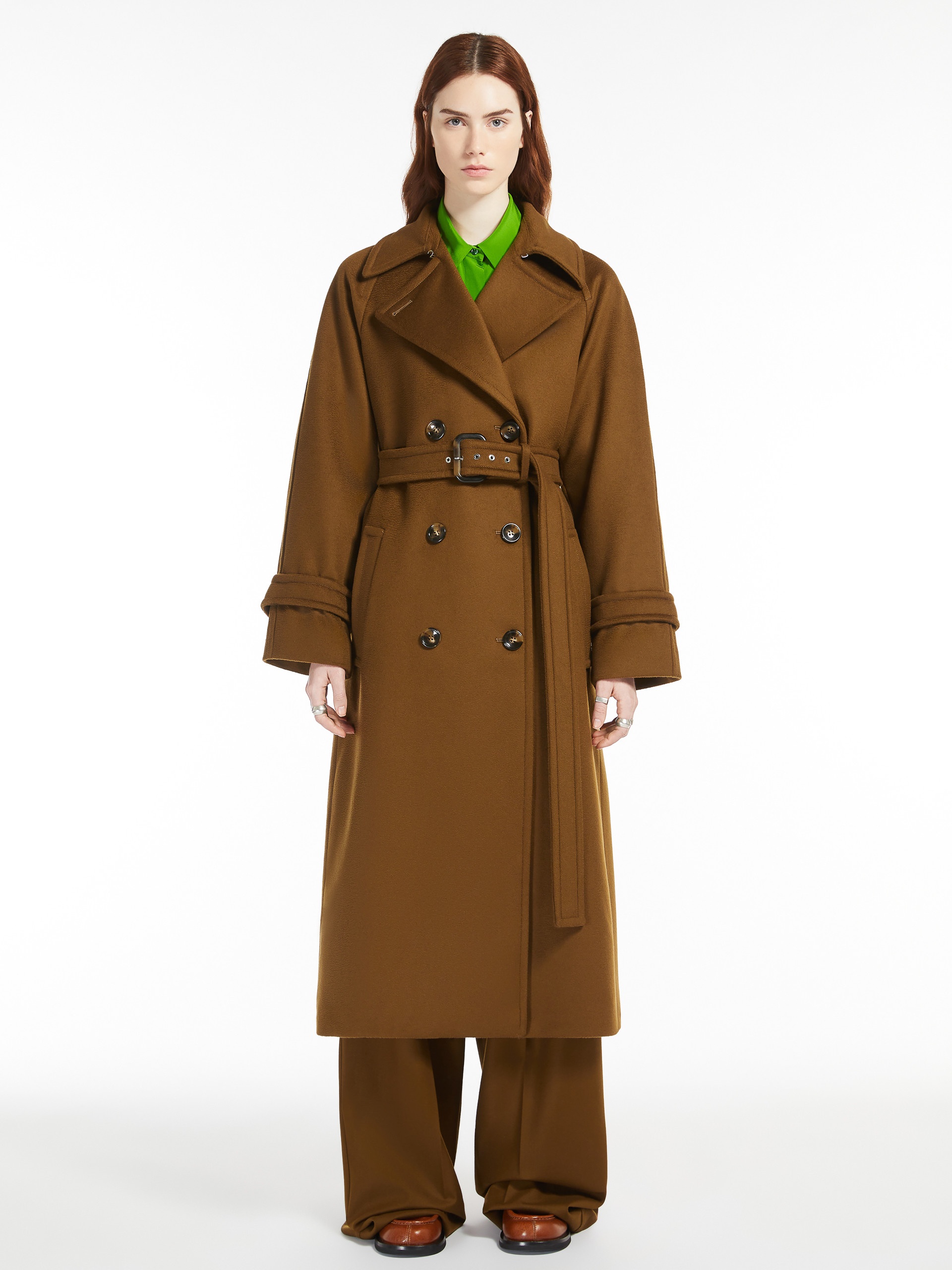 LEANDRO Double-breasted pure wool coat - 3