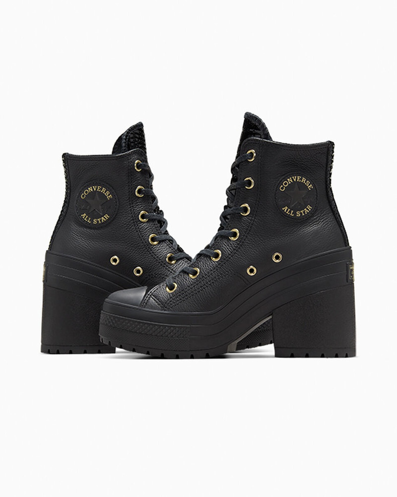 Chuck 70 De Luxe Heel Platform Leather 7