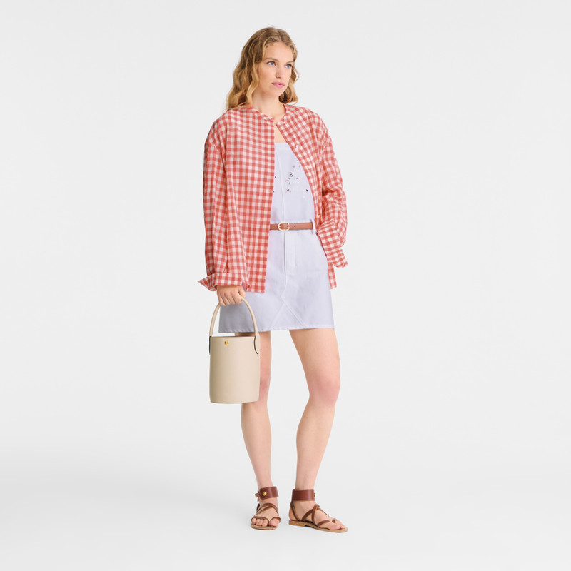 Longchamp Épure S Bucket bag Paper - Leather outlook