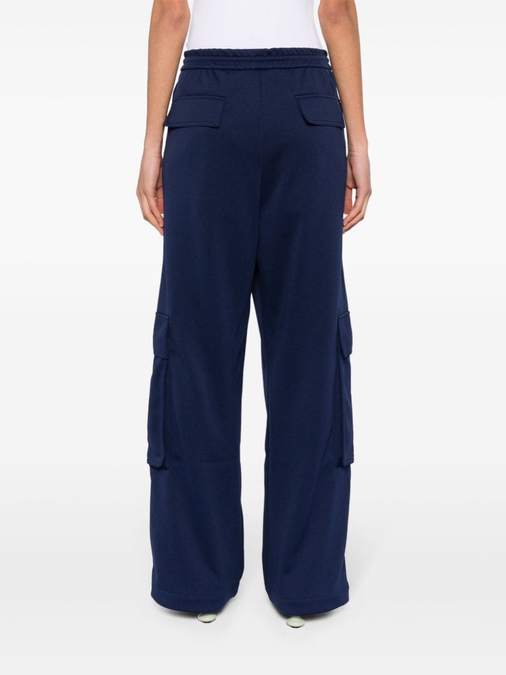straight-leg cargo track pants - 4