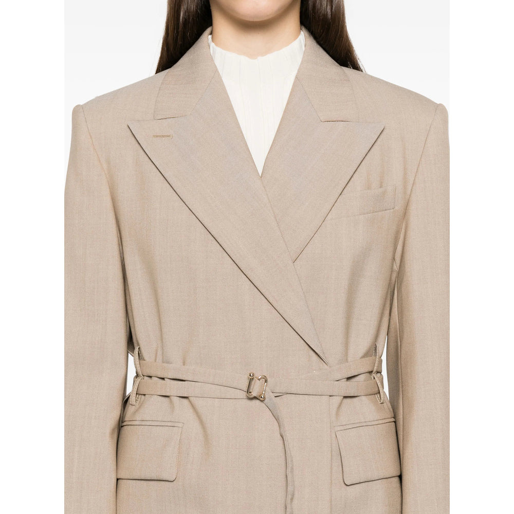 Sportmax Neutrals Jackets - Blazers Women - 3