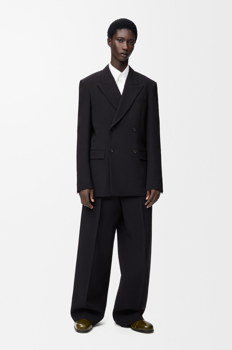 Loewe Wide leg trousers in wool outlook