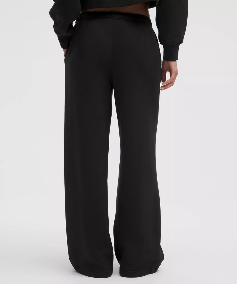 Scuba Mid-Rise Wide-Leg Pant Gathered Waistband *Regular 3