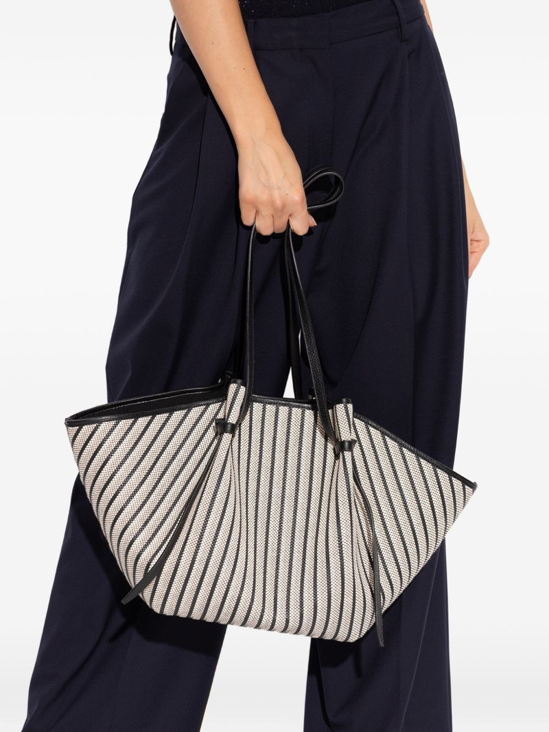 Yuzefi large Mochi striped woven shoulder bag outlook