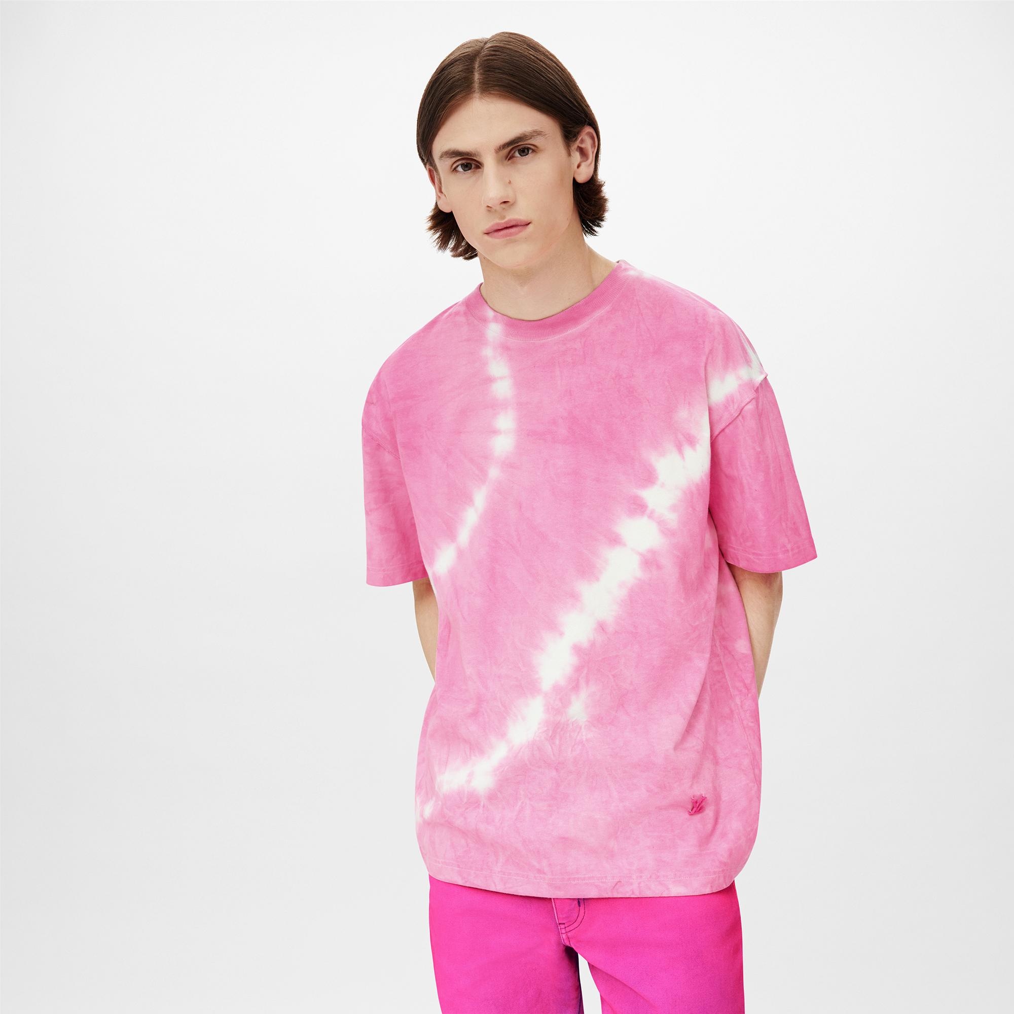 Tie&Dye T-Shirt With LV Signature - 3