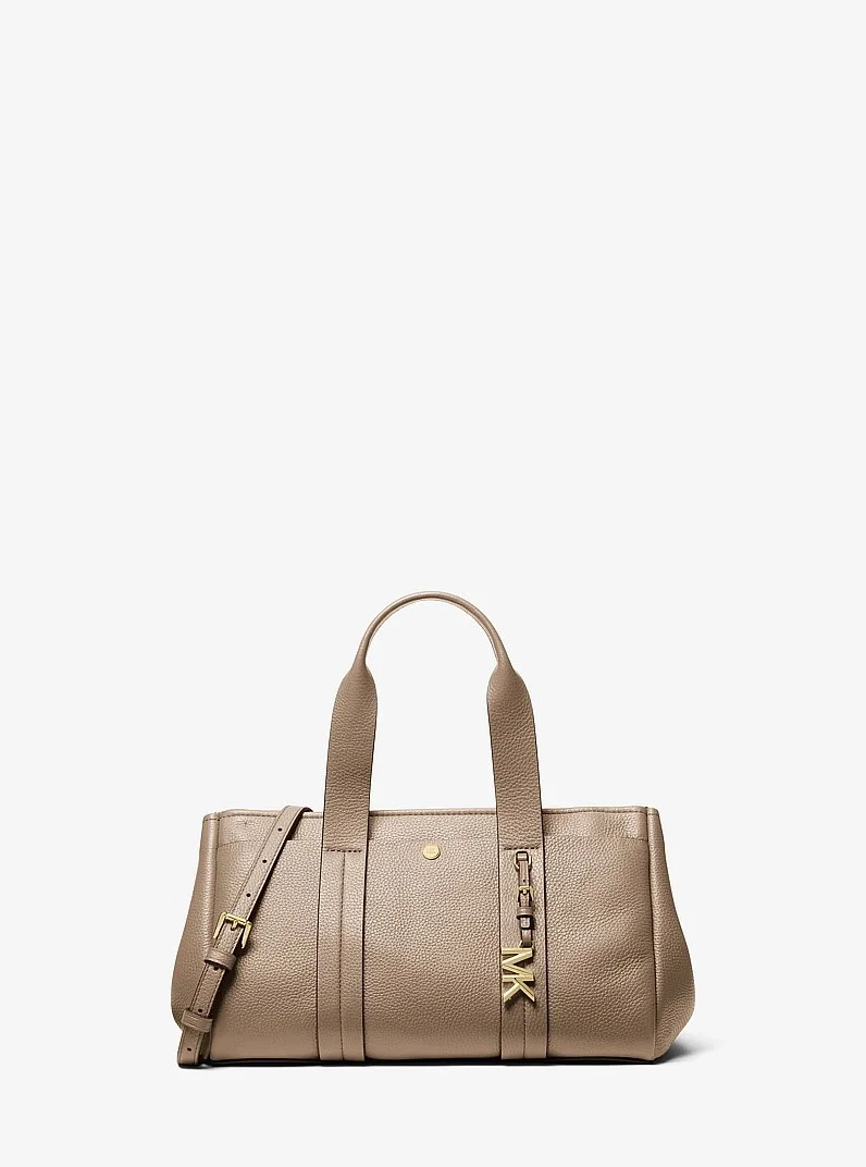 Romee Small Pebbled Leather Satchel - 1