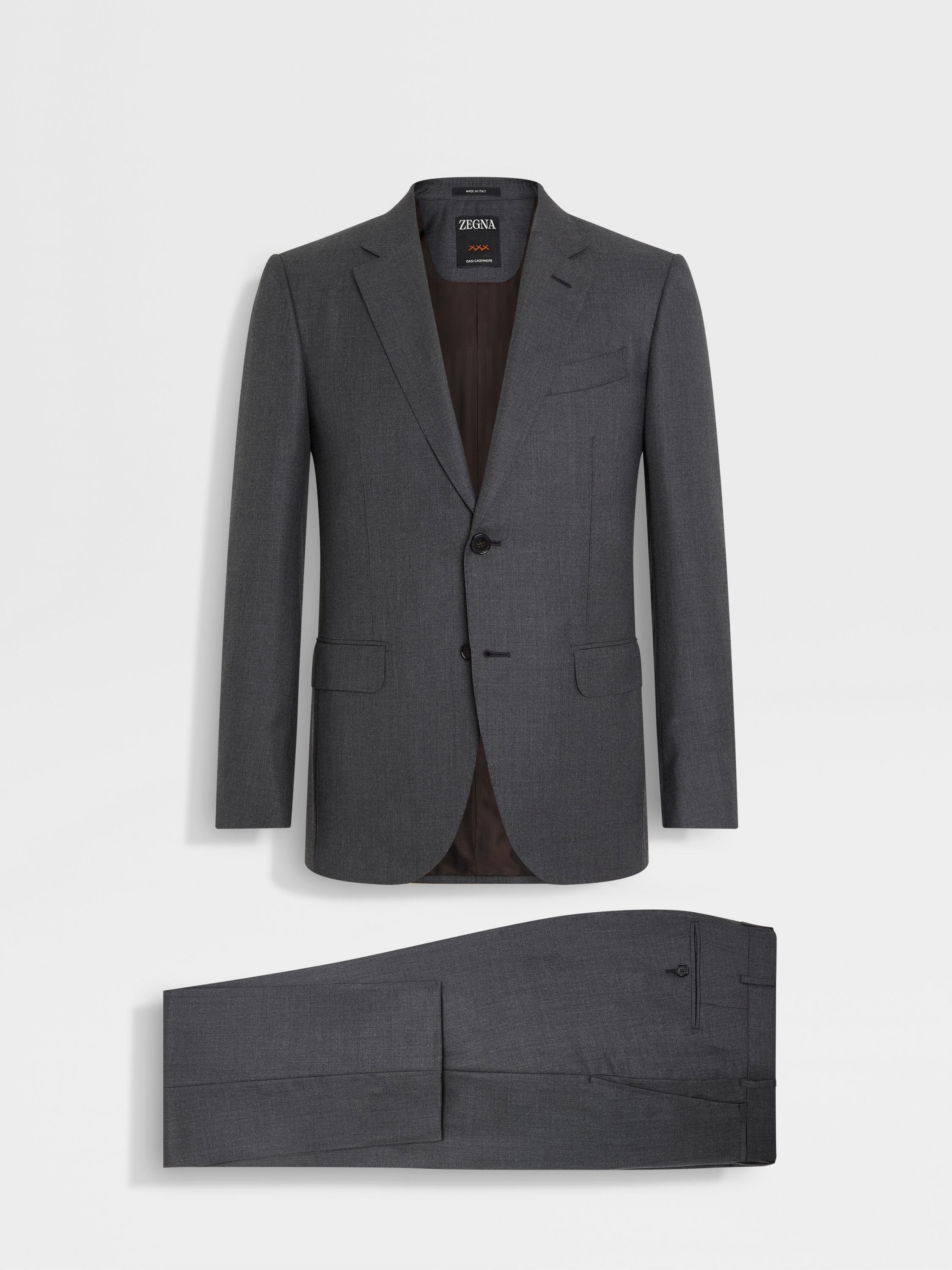 GREY OASI CASHMERE SUIT - 2