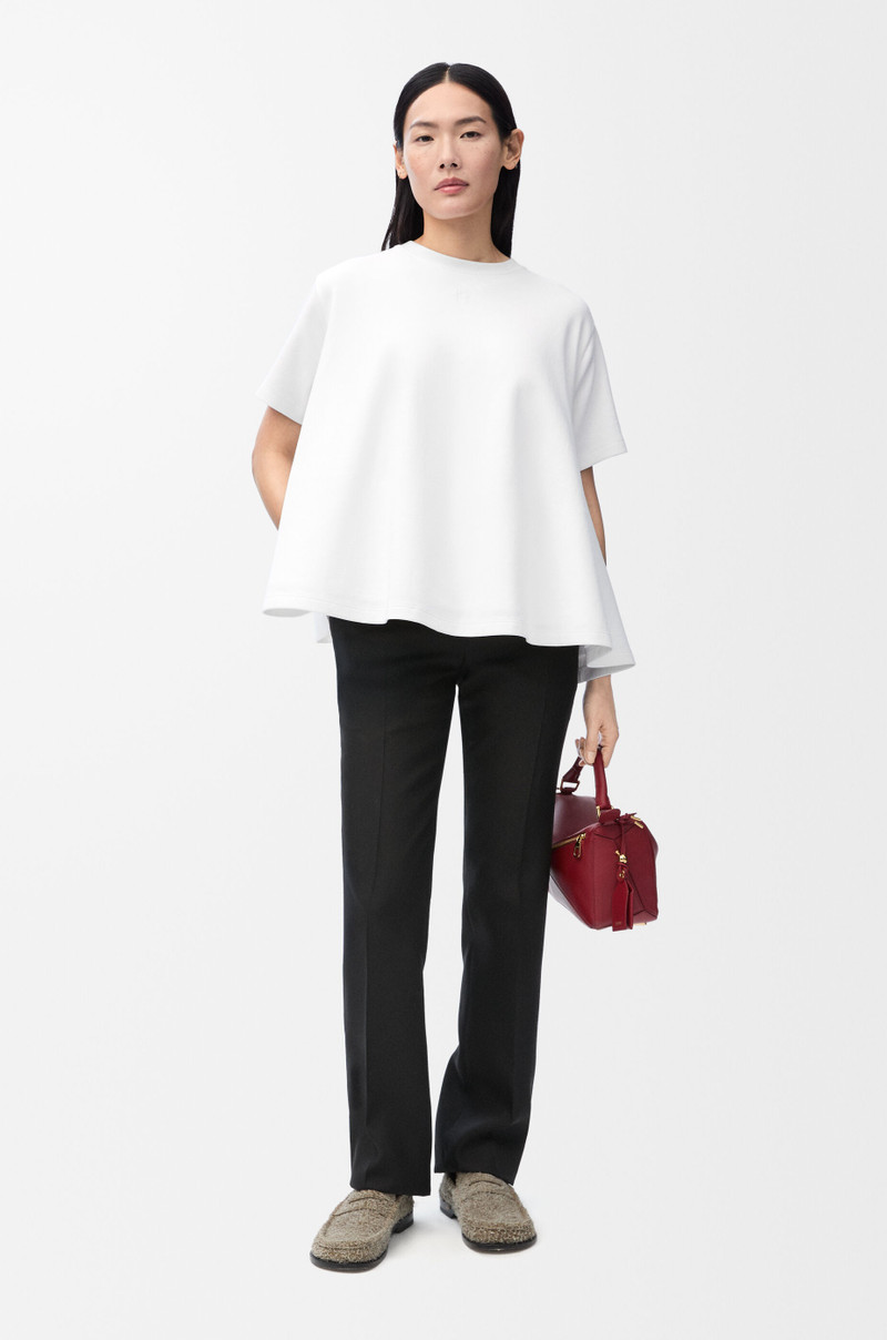 Loewe Trapeze top in cotton blend outlook
