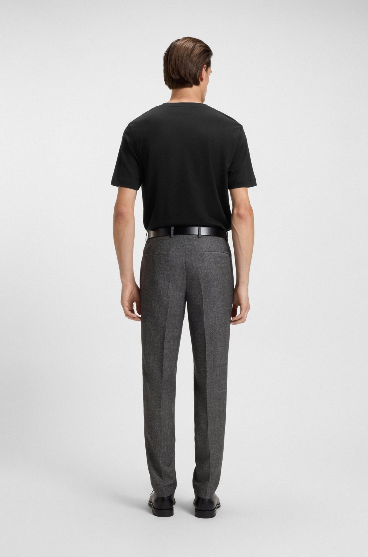 REGULAR-FIT T-SHIRT IN PIQUÉ FABRIC WITH COTTON - 5