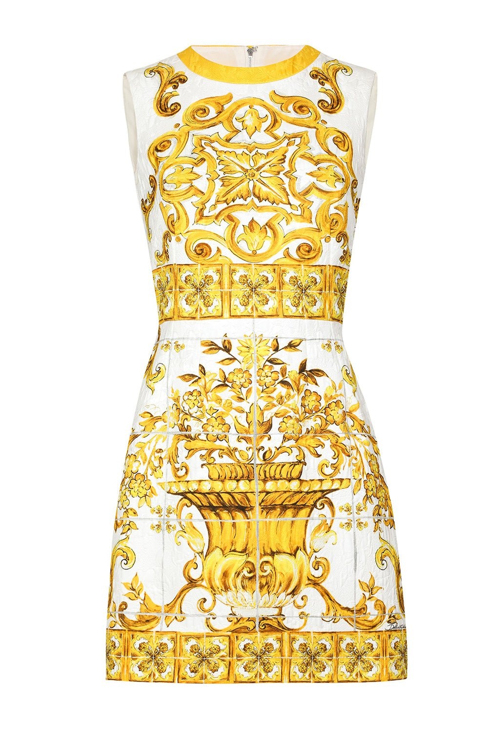 Maiolica Printed Short Dress - 1
