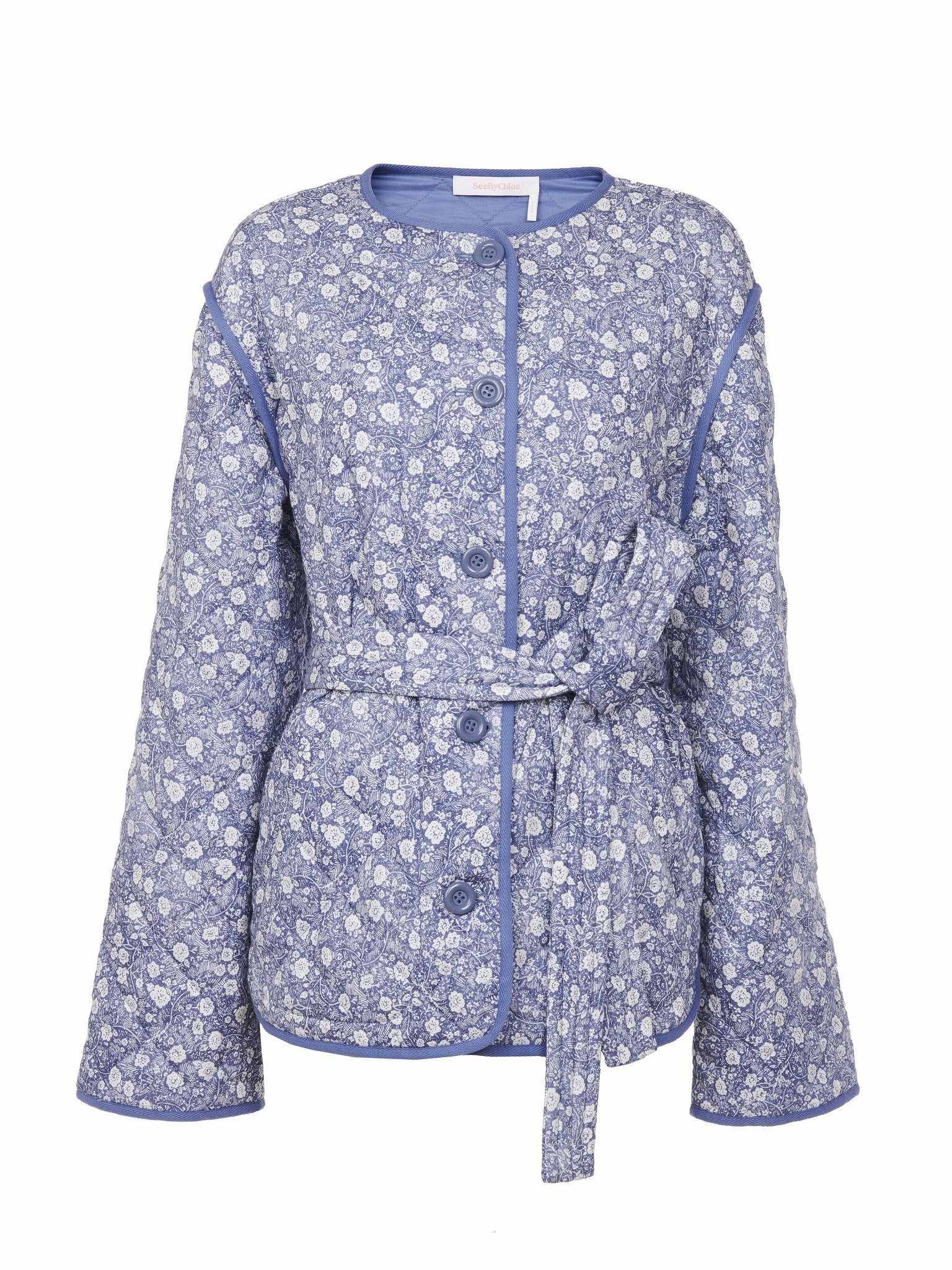 QUILTED PRINTED JACKET - 1