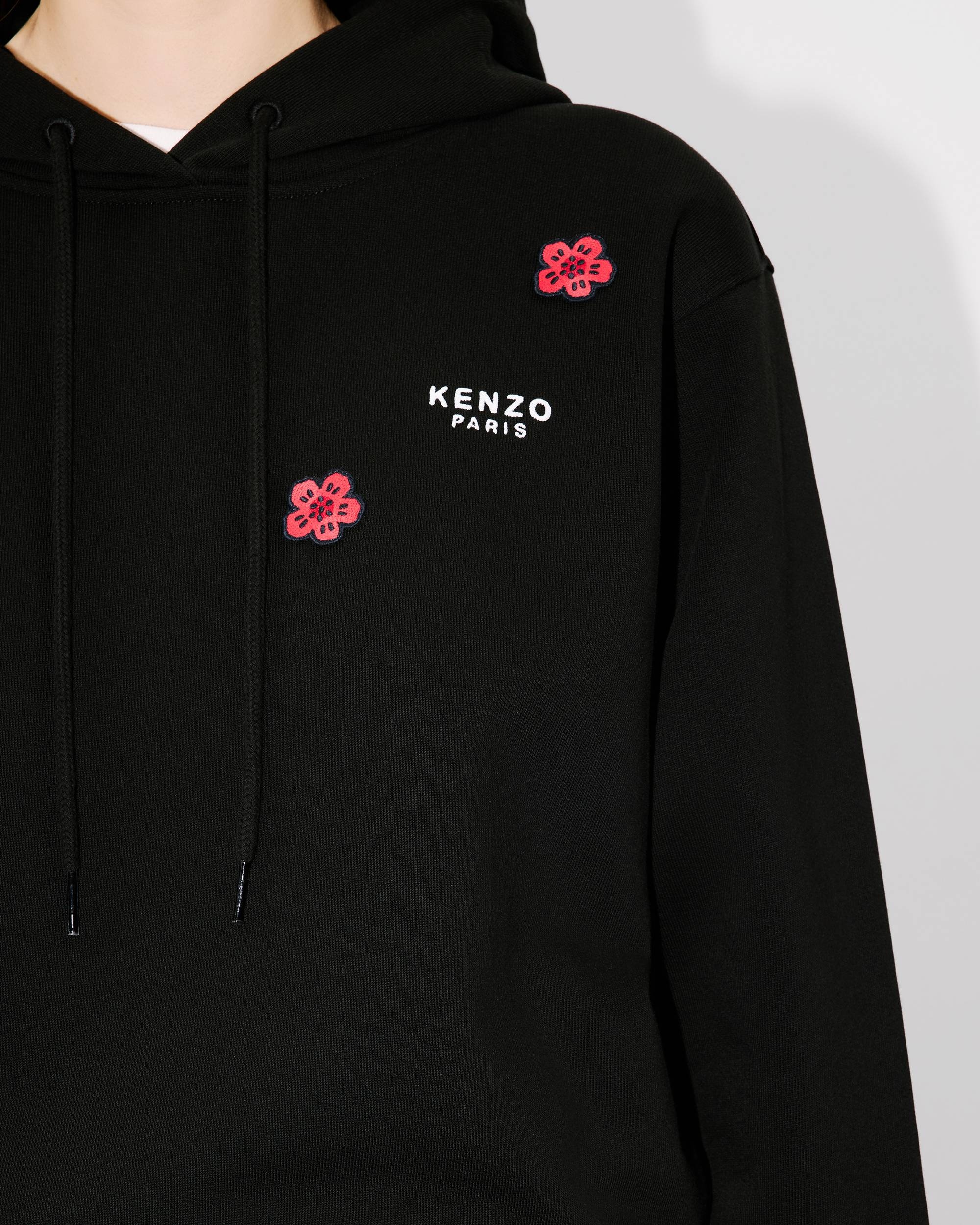 'Boke Flower' classic embroidered hoodie - 6