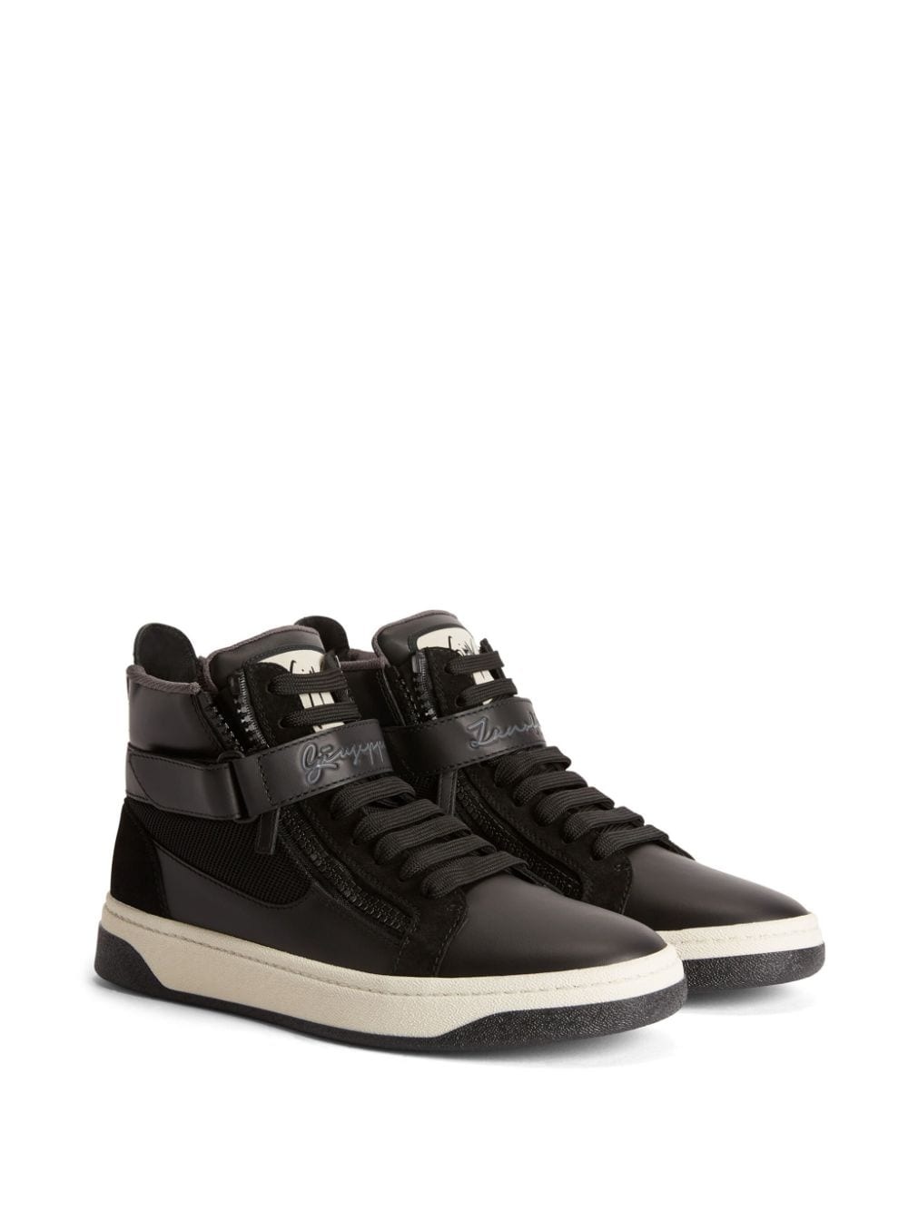 Gz94 panelled leather sneakers - 2