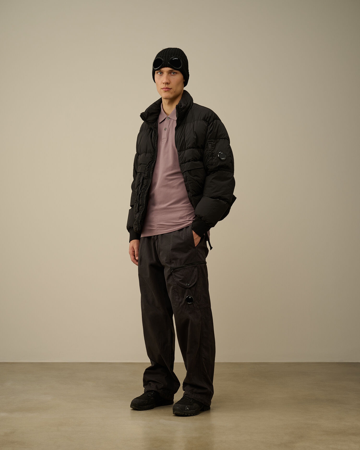 C.P. Company Microreps Boxy Lens Cargo Pants | REVERSIBLE