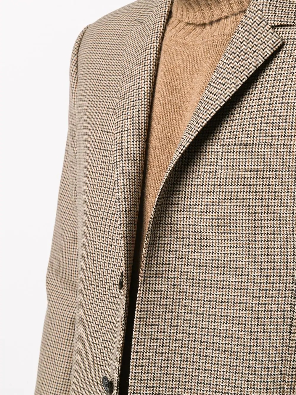 micro check jacket - 5