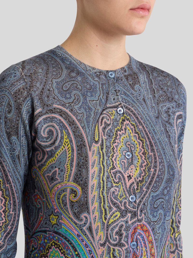 Etro KNIT PAISLEY CARDIGAN outlook