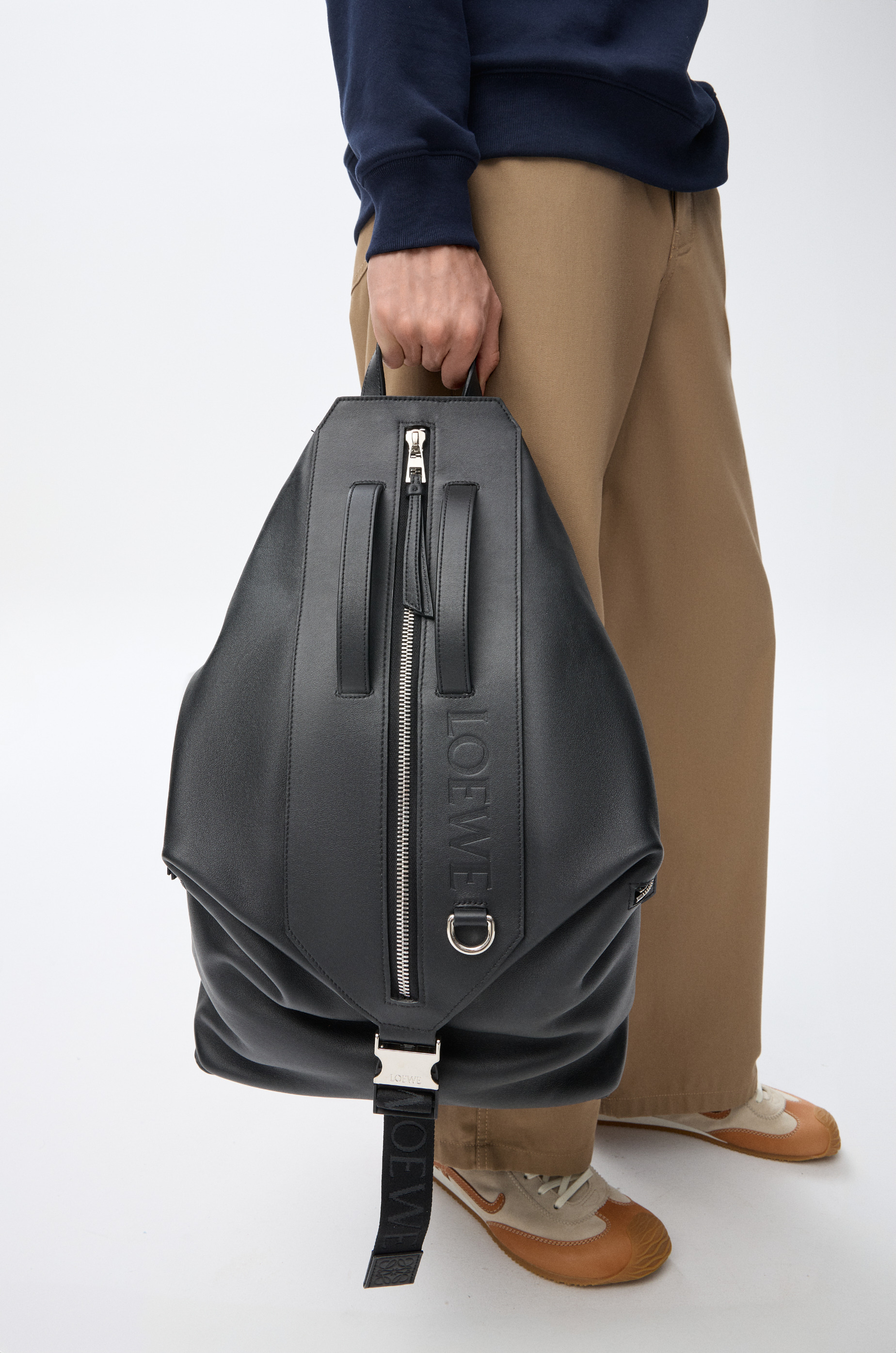 Convertible backpack in classic calfskin - 3