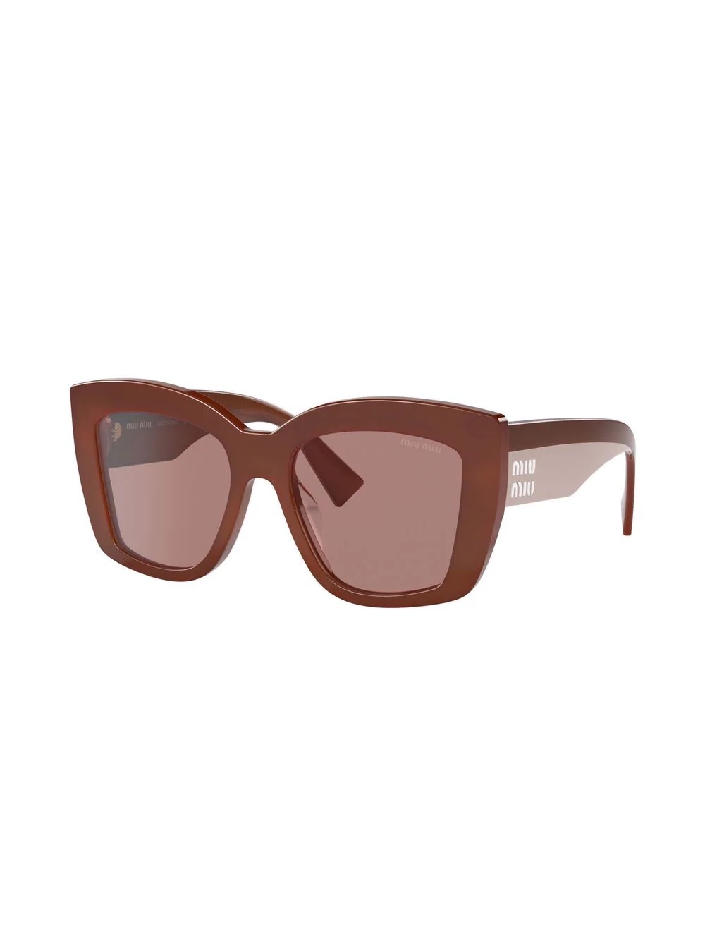 tinted oversize-frame sunglasses - 2