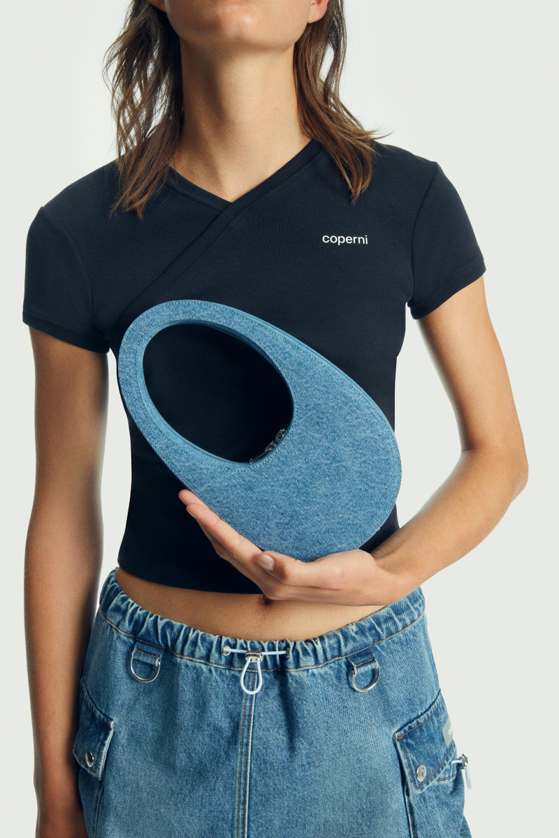 COPERNI Denim Mini Swipe Bag outlook