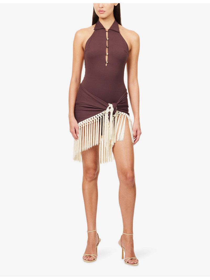 Taller Marmo Tropicana Halterneck Swimsuit outlook