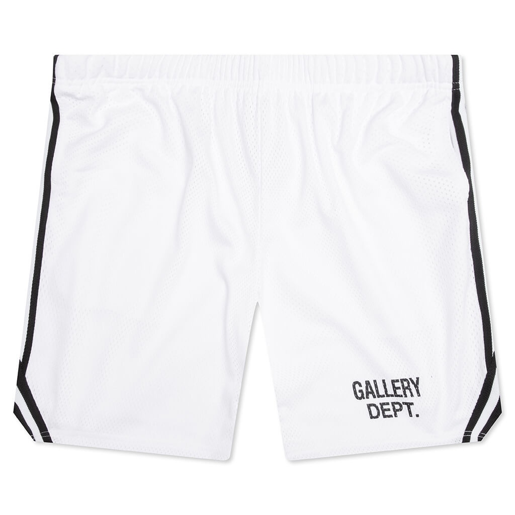 VENICE COURT SHORTS - WHITE/BLACK - 1