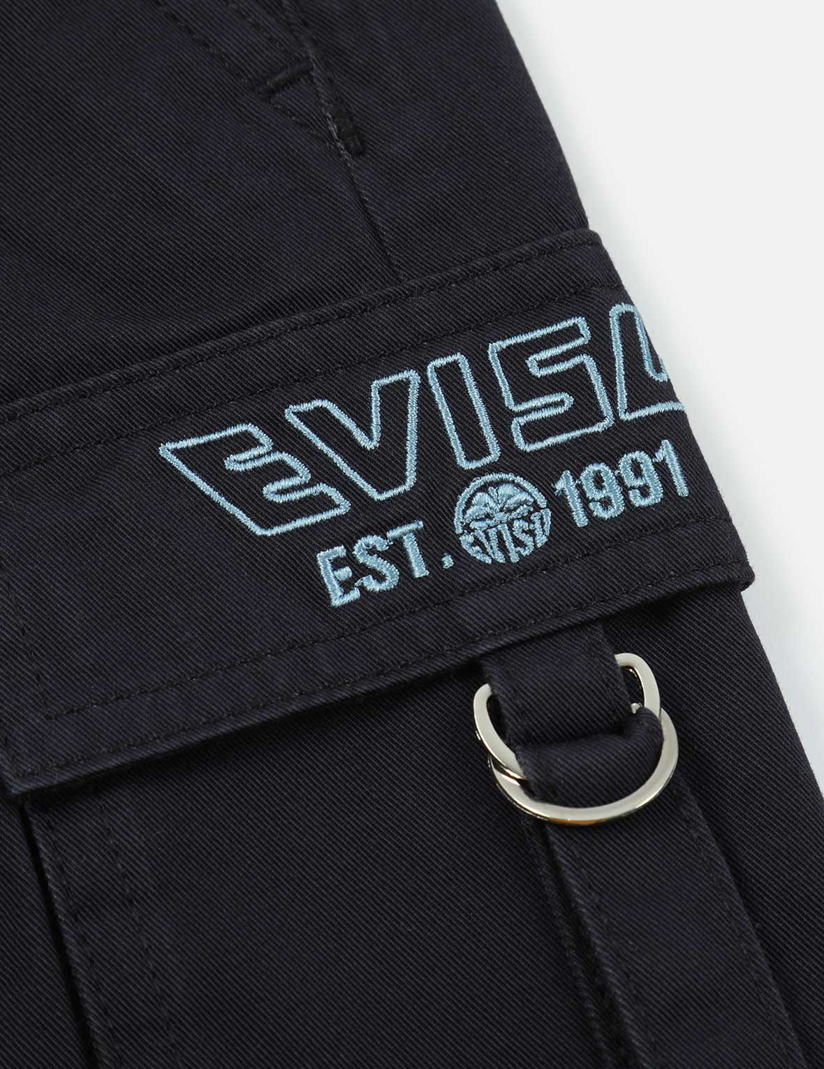 SEAGULL AND LOGO EMBROIDERY CARGO SHORTS - 7