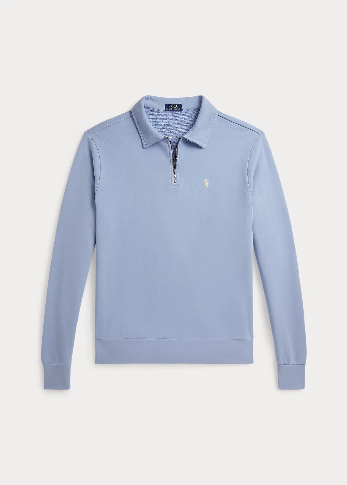 Loopback Fleece Collared Sweatshirt - 1