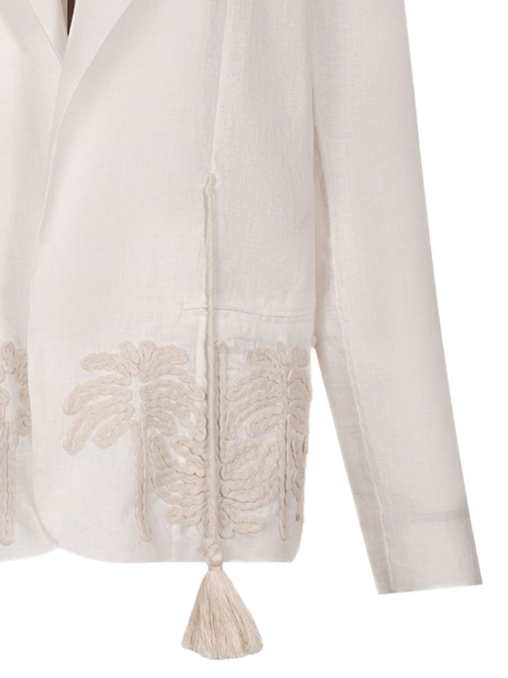 embroidered-tassel jacket - 2