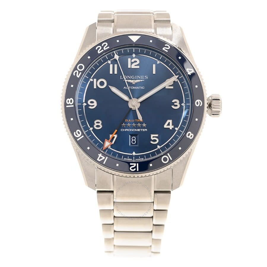 Longines Spirit Zulu Time Automatic Blue Dial Men's Watch L3.812.4.93.6 - 3